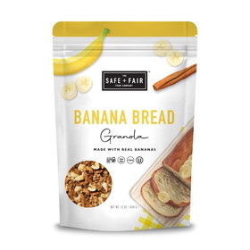 Safe + Fair Granola Banana Bread, 12 Ounces, 6 per case