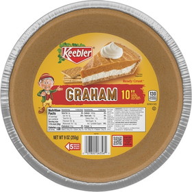 Keebler - Crusts Graham Cracker Pie Crust, 9 Ounce, 12 per case