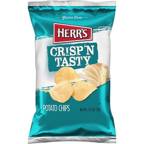 Herr Brands Regular Chips, 2.5 Ounces, 12 per case