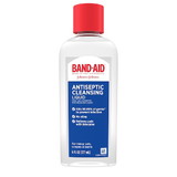 Band Aid First Aid Antiseptic Cleansing Liquid, 6 Fluid Ounces, 8 per case