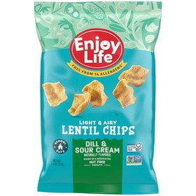 Enjoy Life F14174W Dill &amp; Sour Cream Lentil Chips, 1 Each, 12 per case