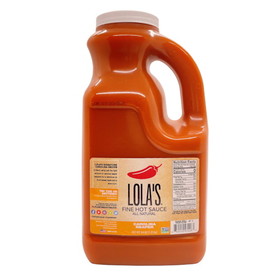 Lola's Fine Hot Sauce Carolina Reaper Hot Sauce Half Gallon, 64 Ounces, 2 per case