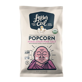Lesserevil Himalayan Pink Organic Popcorn Multipack, 0.46 Ounce, 12 per case