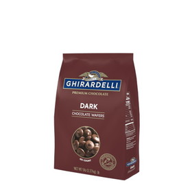 Ghirardelli Queen Dark Chocolate Wafers, 80 Ounces, 2 per case