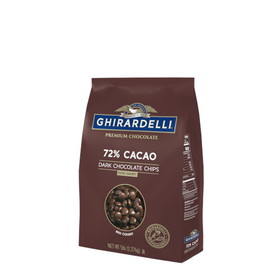 Ghirardelli 72% Cacao Chocolate Chip, 80 Ounces, 2 per case