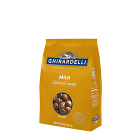 Ghirardelli Stanford Milk Chocolate Wafers, 80 Ounces, 2 per case