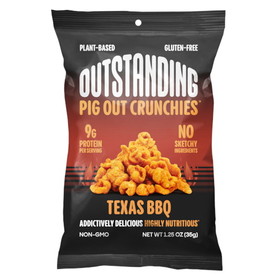 Pigout Crunchies Texas Bbq, 1.25 Ounces, 8 per case