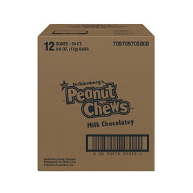 Peanut Chews Milk Chocolate Pre-Priced Stand Up Display, 0.6 Ounces, 12 per case