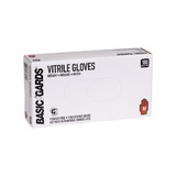 Handgards Black Powder Free Vitrile Gloves Medium, 100 Each, 10 per case