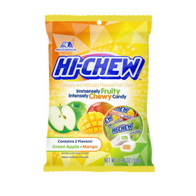 Hi-Chew 1.94 Ounce, 8 Count Green Apple &amp; Mango Bagged Candy, 1.94 Ounce, 8 per case