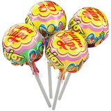 Chupa Chups Xxl Trio 3-In-1 Lollipops 4 Fruity Flavors Display, 1.02 Ounce, 48 Per Box, 8 Per Case