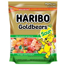 Haribo Confectionery Sour Gold-Bears Sub - Drc, 25.6 Ounce, 4 Per Case