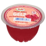 Dole Strawberry Fruit Juice Gel, 4.302 Ounce, 36 per case