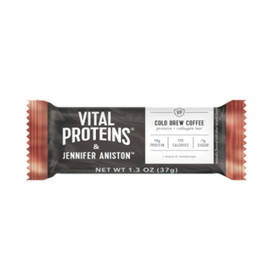 Vital Proteins Jennifer Aniston Protein + Collagen Cold Brew Coffee Bar, 1.3 Ounce, 4 per case