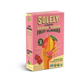 Solely Organic Whole Fruit Mango Guava Gummies, 3.5 Ounce, 8 Per Case
