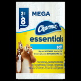 Charmin Essentials Soft Toilet Tissue Dry Unscented, 71.8 Square Foot, 12 per case