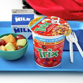 Trix 25% Less Sugar K12 Equal Grain, 2 Ounce, 60 Per Case