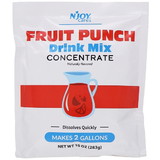 N'joy Cares Fruit Punch Flavored Drink Mix, 10 Ounce, 12 per case