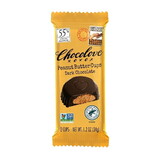 Chocolove Peanut Butter Cups Dark Chocolate, 1.2 Ounce, 10 Per Pack, 12 Per Case