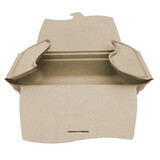 World Centric Flap Container Unbleached Plant Fiber, 50 Each, 4 Per Case