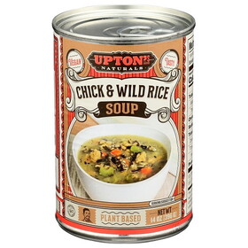 Upton's Naturals Chick & Wild Rice Soup, 14 Ounce, 8 Per Case