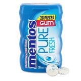Mentos Pure Fresh Sugar-Free Chewing Gum With Xylitol, Fresh Mint, Six, 6Ct Boxes Of Gum Bottles (Total, 28 Piece, 6 Per Pack, 6 Per Case
