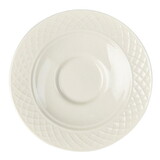Homer Laughlin Saucer 5 5/8 In Gothic Blanc, 3 Dozen, 1 Per Case