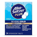 Alka-Seltzer Plus Asp Cold Puff Fizz Spark Original, 24 Count, 3 Per Pack, 10 Per Case