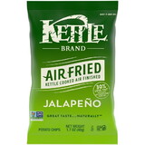 Kettle Foods Air Fried Jalapeno Potato Chips Snack Bag, 1.7 Ounce, 6 Per Case