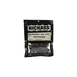 Kickass Beef Jerky Pepper Flavored All Natural Beef Jerky, 3 Ounce, 6 Per Pack, 4 Per Case