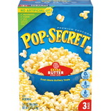 Pop Secret Extra Butter Flavor Microwave Popcorn Sharing Bags, 9.6 Ounce, 6 Per Case