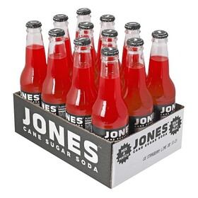 Jones Soda Co Strawberry Lime, 12 Fluid Ounce, 12 Per Case