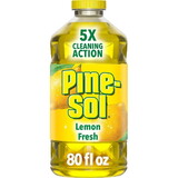 Pine Sol Lemon Citric Acid Formula Cleaner, 80 Fluid Ounce, 6 Per Case