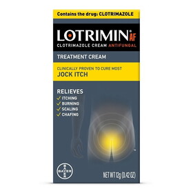 Lotrimin Athlete's Foot Cream, 0.4 Fluid Ounce, 4 Per Pack, 9 Per Case