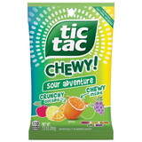 Tic Tac Sour Adventure Peg Bag, 7 Ounce, 8 Per Pack, 2 Per Case