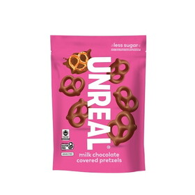 Unreal Case Of Milk Chocolate Covered Pretzels, 3.5 Ounce, 6 Per Case