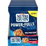 Kellogg's Nutri-Grain Cereal Bars Powerfulls Strawberry Oat Bites, 2.2 Ounce, 6 Per Pack, 8 Per Case