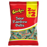 Gurley's 2 For $2 Sour Rainbow Belts, 2.25 Ounce, 12 Per Case