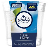 Glade Clean Candle, 4.08 Ounce, 6 Per Case