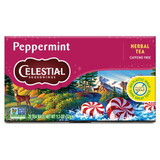 Celestial Seasonings Peppermint Herb Tea, 20 Count, 6 Per Case