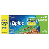 Ziploc Sandwich Bag 50 Ct, 50 Count, 12 Per Case
