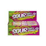 Face Twisters Sour Taffy Combo: Strawberry & Green Apple, 1.4 Ounce, 24 Per Pack, 2 Per Case