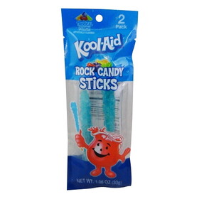 Hilco Sweets Kool-Aid Rock Candy Sticks, 1.06 Ounce, 12 Per Pack, 4 Per Case