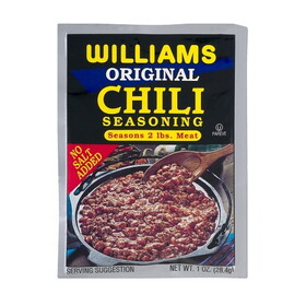Williams Chili Seasoning, 1 Ounce, 24 Per Case