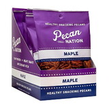 Pecan Nation Maple Pecans, 2.25 Ounce, 8 Per Pack, 3 Per Case