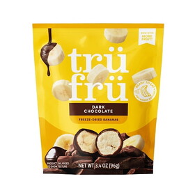 Tru Fru Bananas In Dark Chocolate, 3.4 Ounce, 6 Per Case