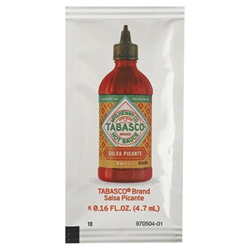 Tabasco Salsa Picante Standard Portion Packet, 0.16 Fluid Ounce, 200 Per Case