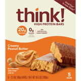Think - High Protein Creamy Peanut Butter Bars, 10.5 Ounce, 6 Per Case