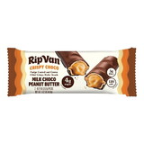 Rip Van Low Sugar Fudge And Peanut Butter Cream Filled Candy Bars, 1.62 Ounce, 12 Per Pack, 4 Per Case