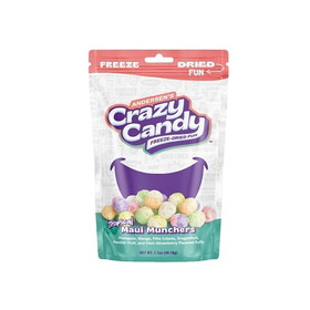 Crazy Candy Tropical Maui Munchers, Fizzy Mountain Mist, Sour Buddies, Red Fishies, 1.5 Ounce, 12 Per Case